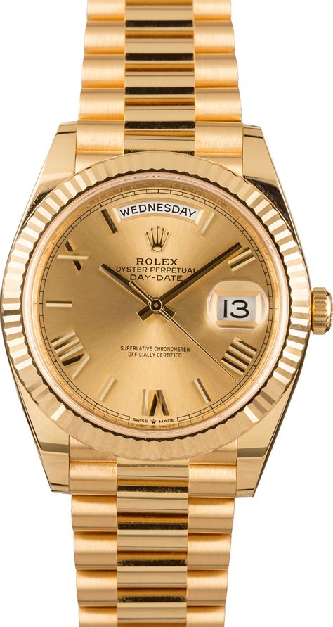 rolex presidential red|40mm bussdown Rolex preowned.